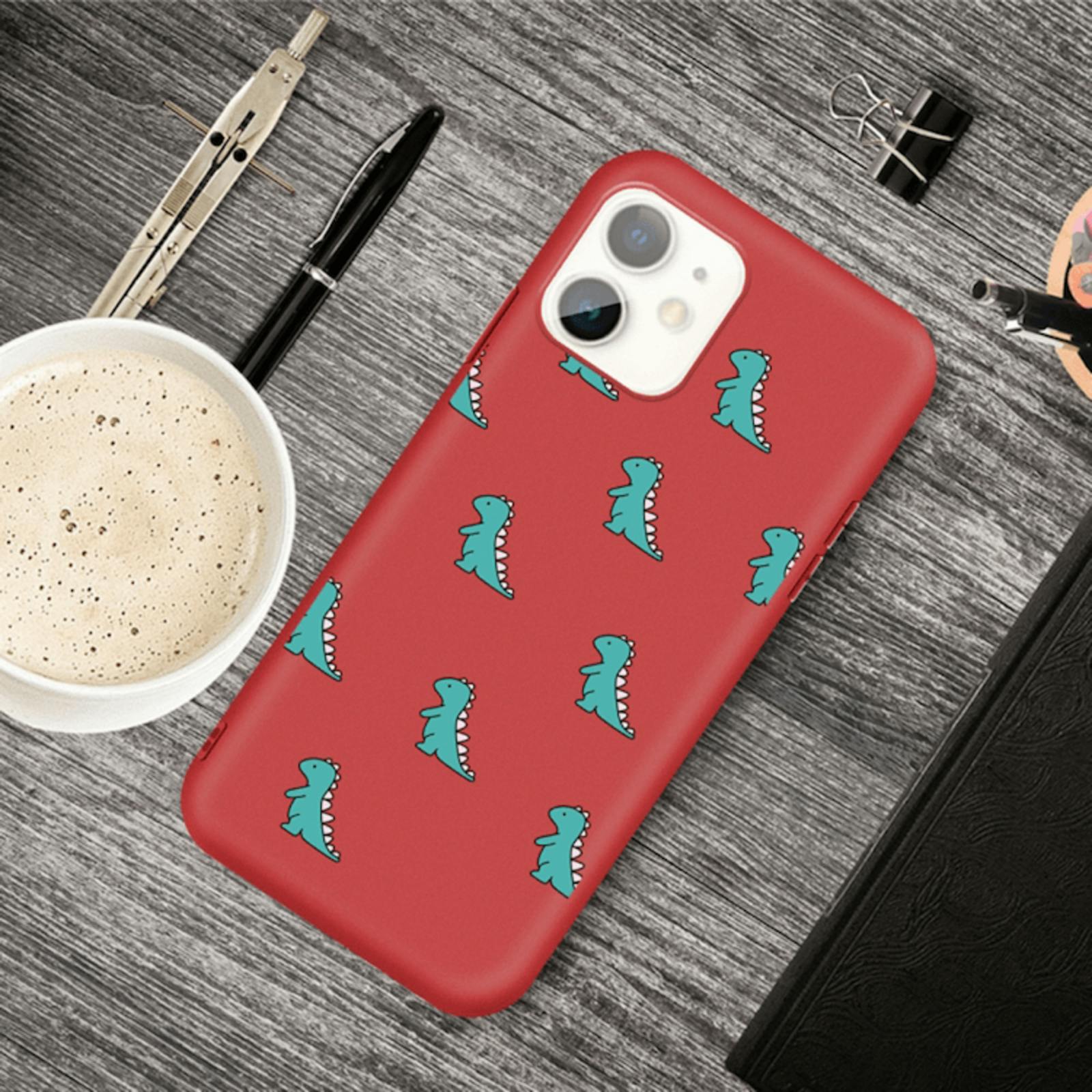 Mocaa iPhone 11 Designz Dino Case Rood