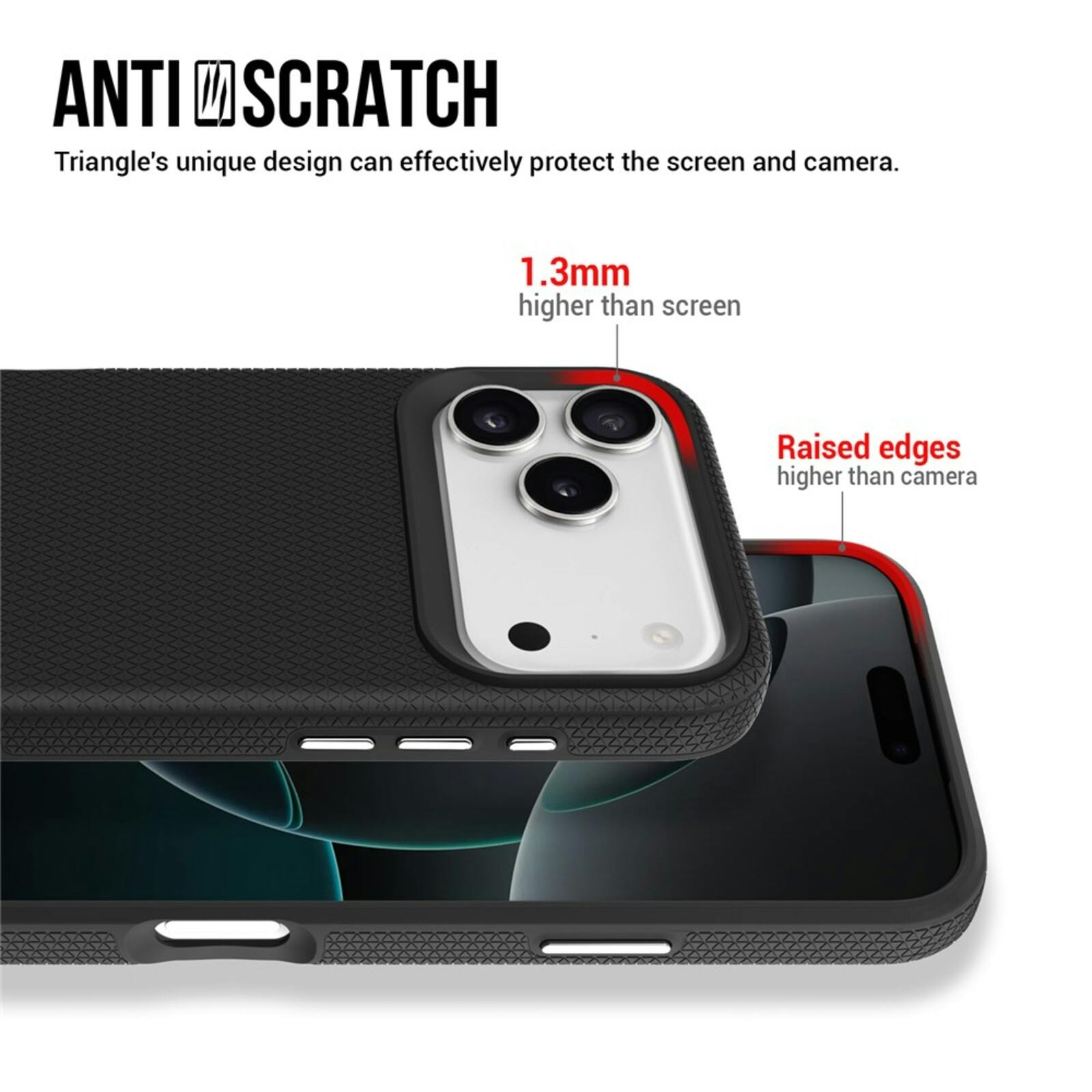 Mocaa Apple iPhone 17 Pro Rugged MagSafe Hoesje Zwart