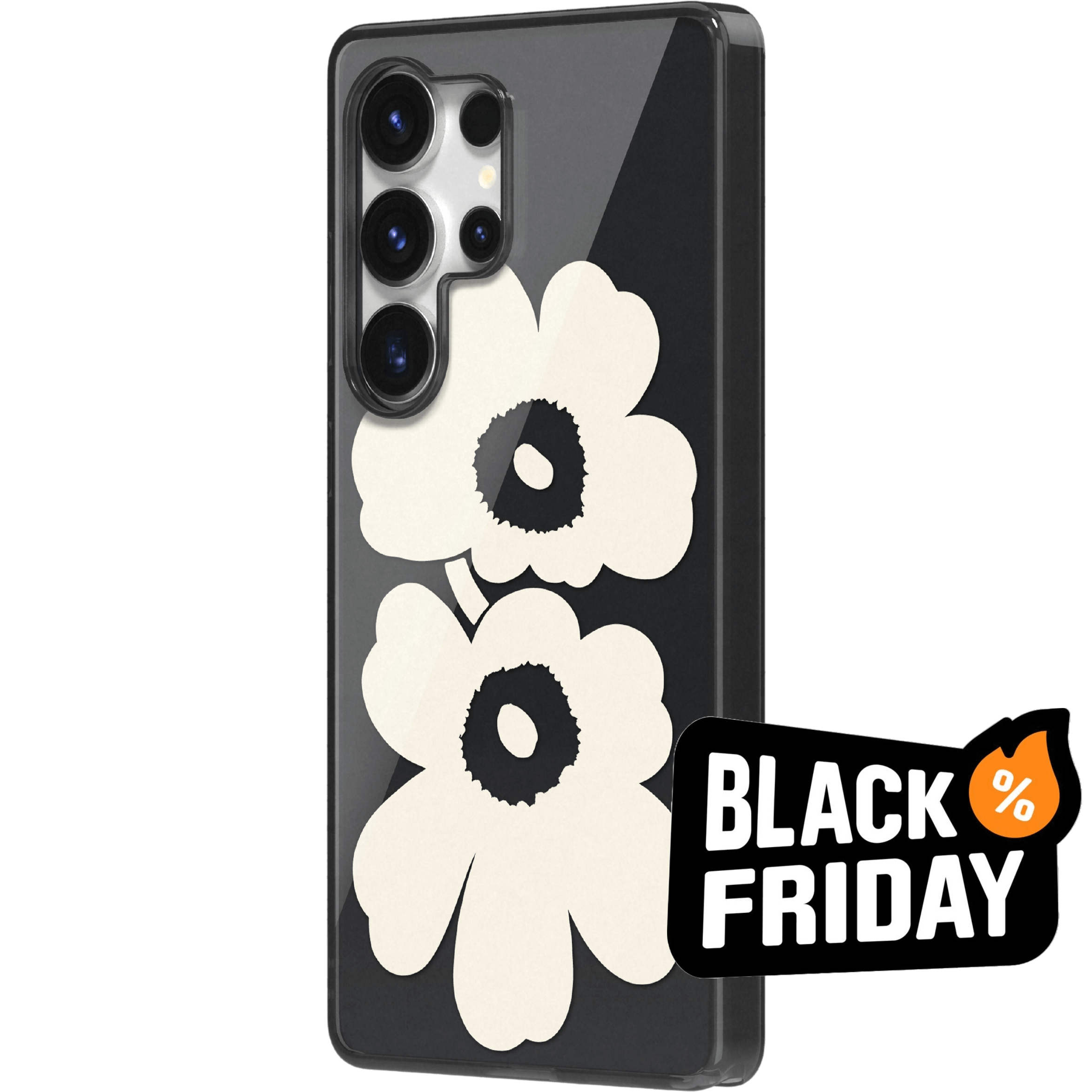 Samsung Galaxy S25 Ultra Unikko Hybrid Marimekko Case Cream