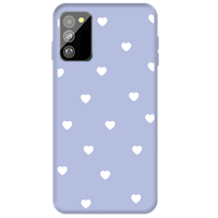 Mocaa Samsung Galaxy S20 Hearts Case Paars