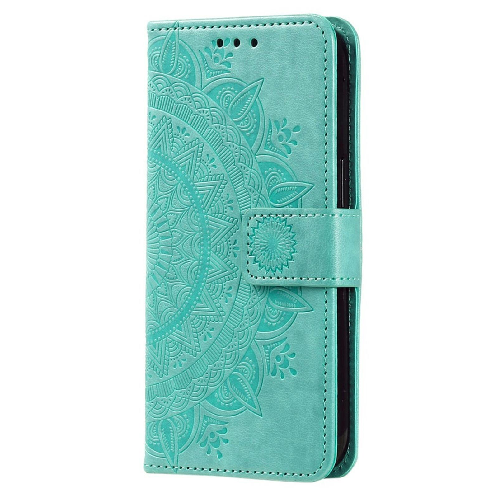 Comfycase Motorola Moto G17 Power Mandala Wallet Groen