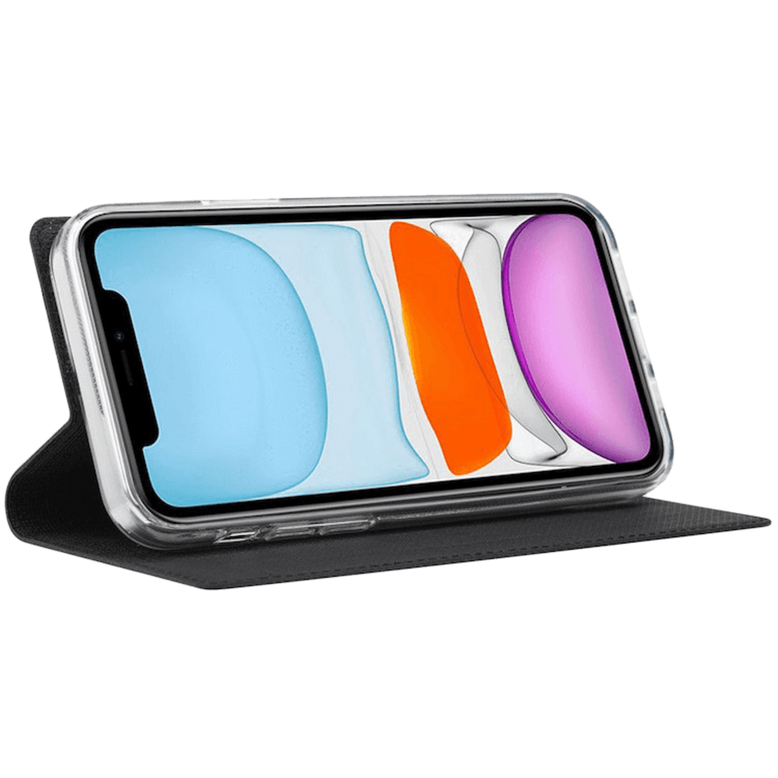 Vili iPhone 12 (Pro) DMX Flip Cover Hoesje Zwart