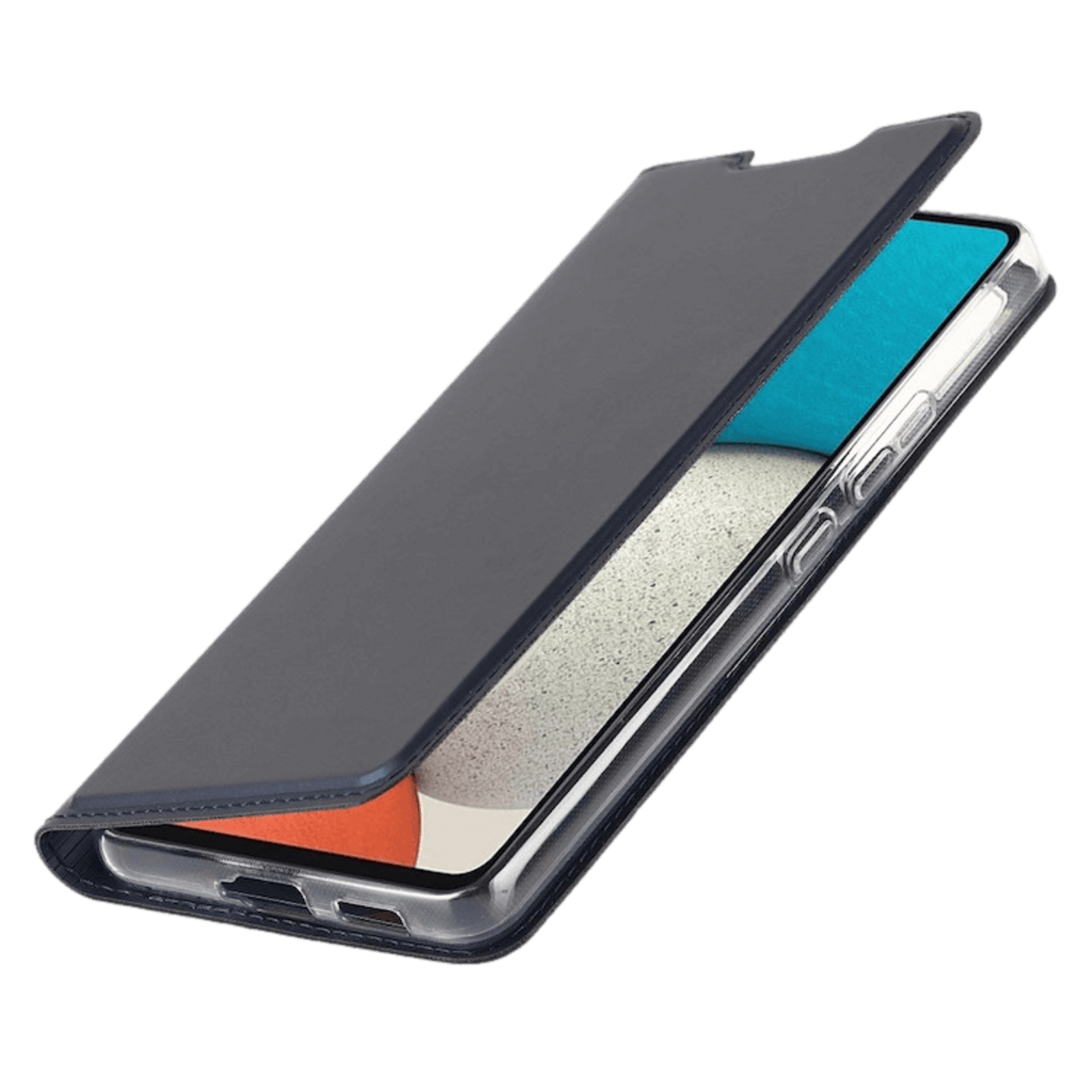 Comfycase Samsung Galaxy A53 Ultra-Slim Flip Case Magnetische Sluiting Blauw