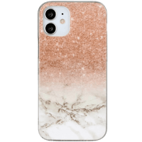 Mocaa iPhone 12 (Pro) Marmer Telefoonhoesje Light Marble
