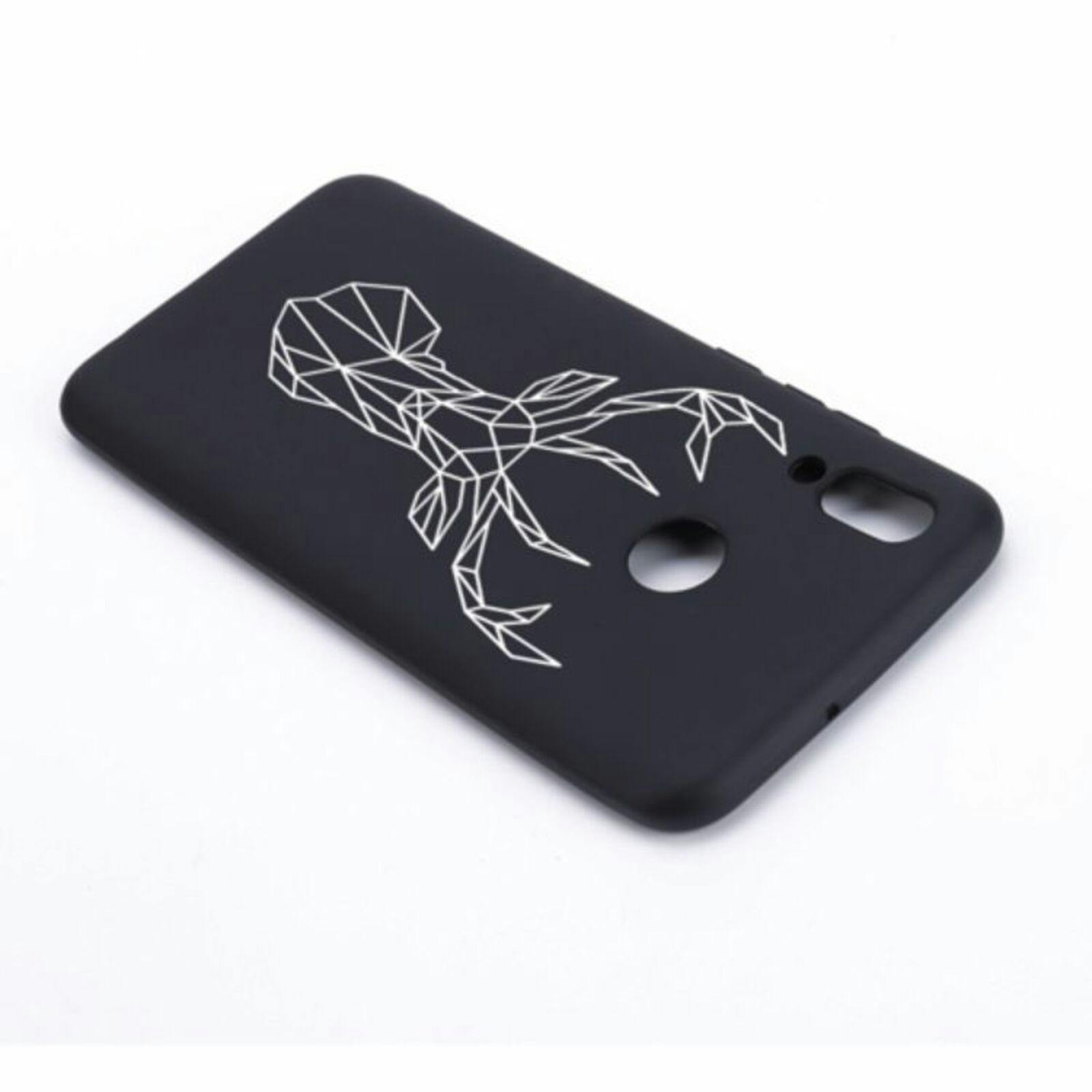 Mocaa Huawei P Smart 2019 Hoesje Elk Zwart