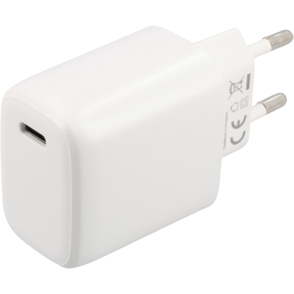 Musthavz 20W USB-C Power Delivery Oplader White - Voorkant