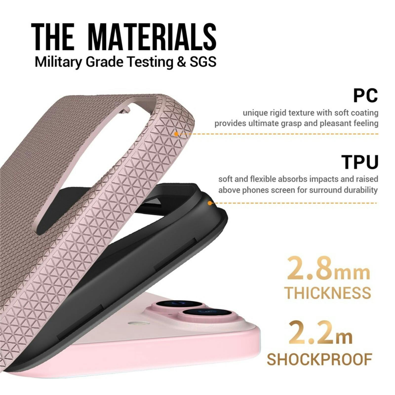 Mocaa Apple iPhone 17 Rugged MagSafe Hoesje Roze