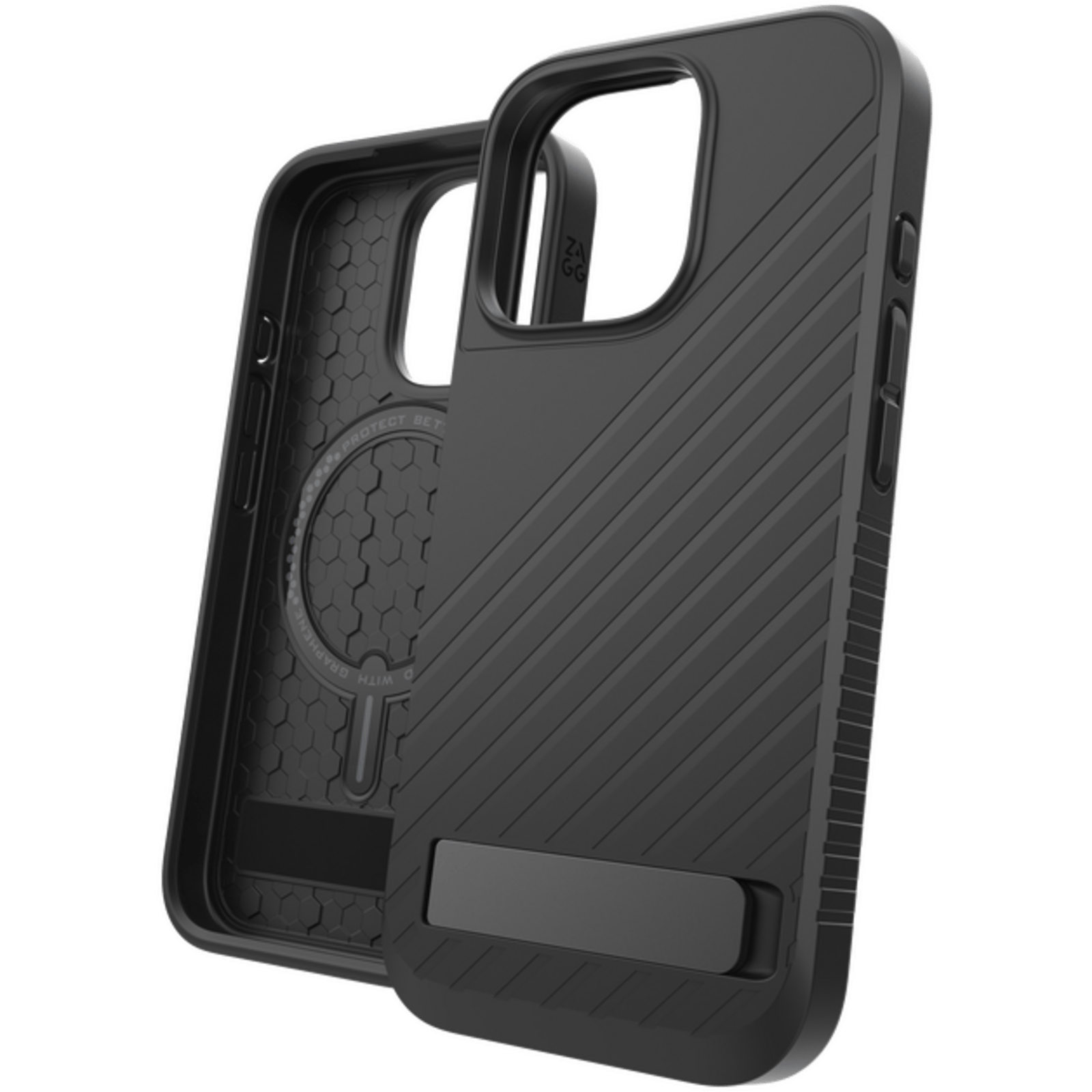 ZAGG iPhone 16 Pro Denali Case Zwart