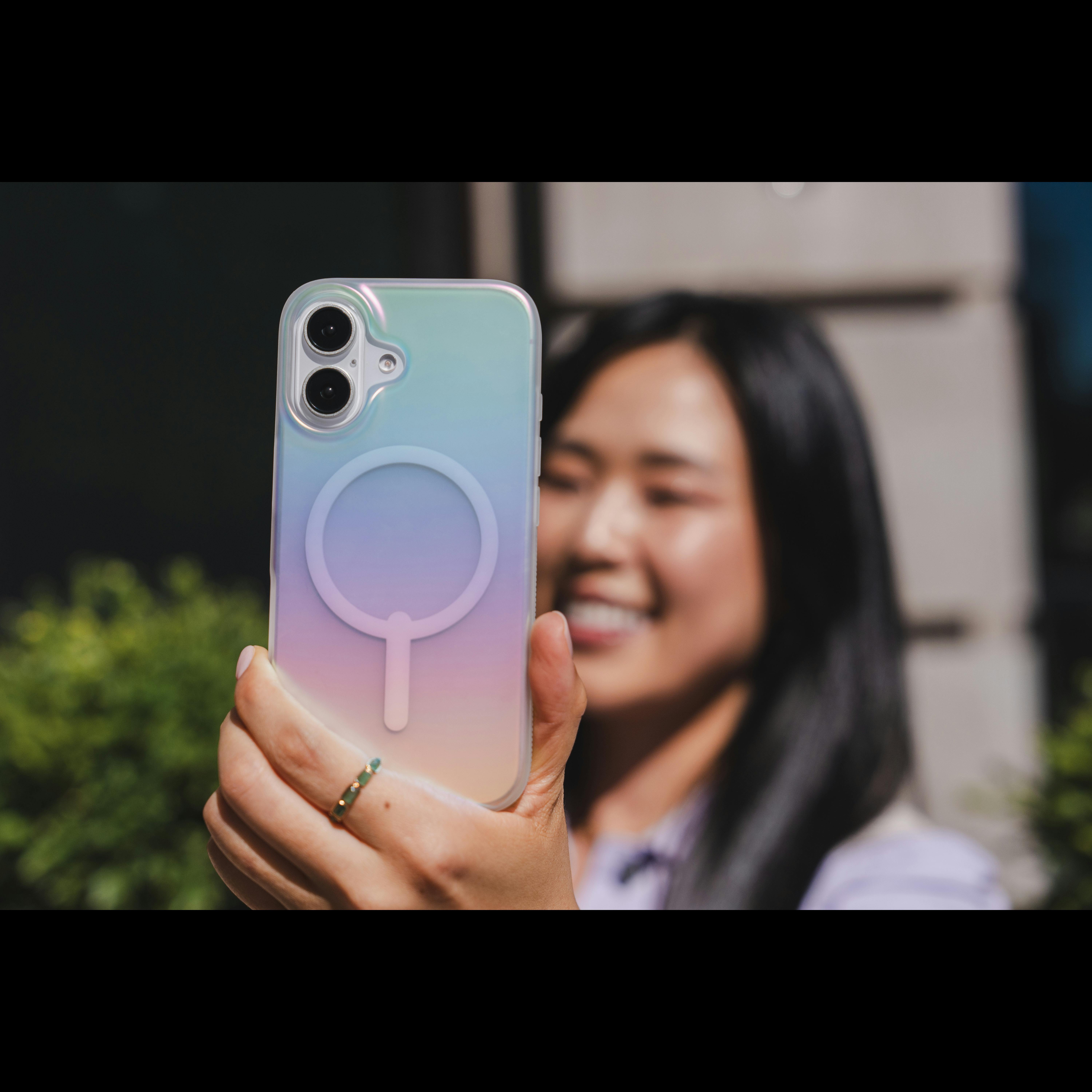 ZAGG iPhone 16 Milan MagSafe Case Iridescent