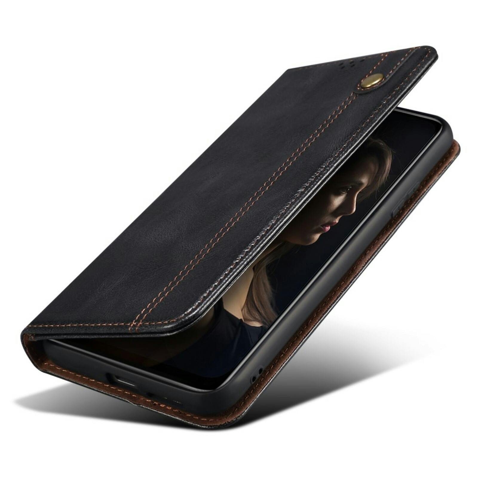 CaseBody OnePlus 12R Retro Bookcase Zwart