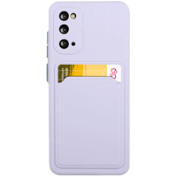 CaseBody Samsung Galaxy S20 Telefoonhoesje met Kaarthouder Paars
