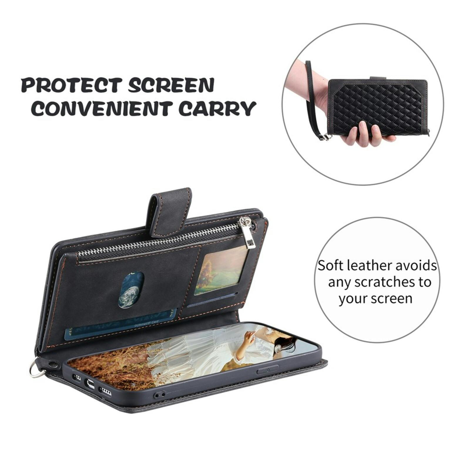 TwoTone Samsung Galaxy A57 Wallet Hoesje Zwart