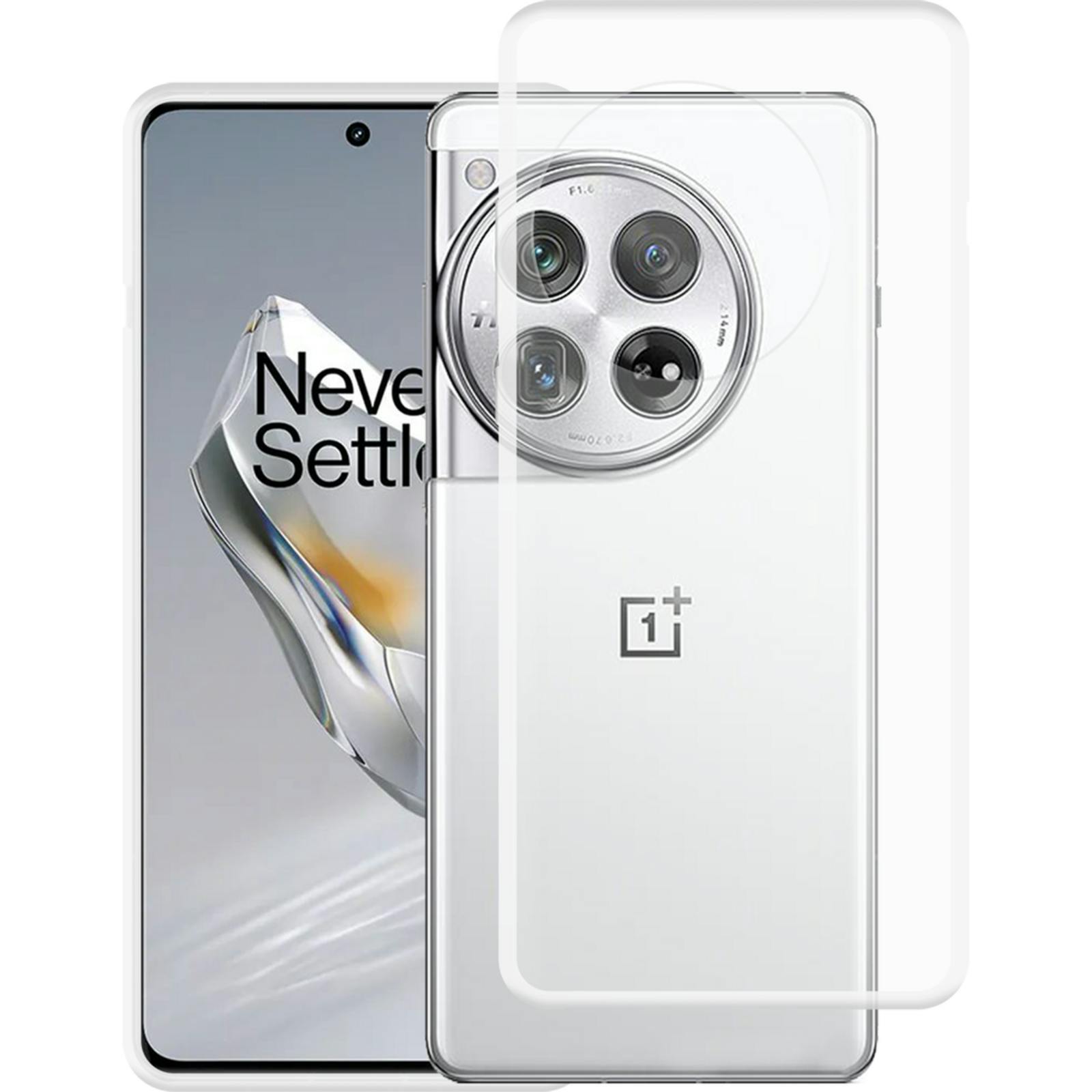 Just in Case OnePlus 12 TPU Hoesje Met Draagkoord Transparant