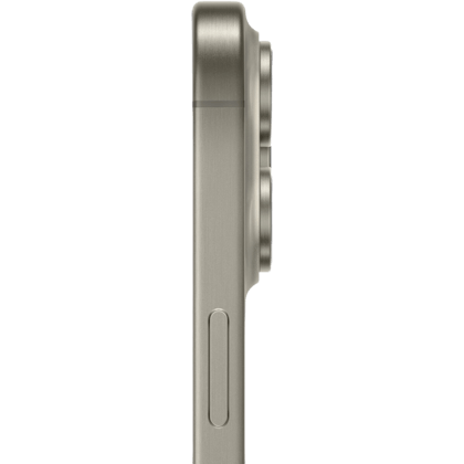 Apple iPhone 15 Pro Max Natural Titanium - Zijkant