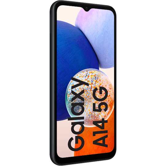 Samsung Galaxy A14 5G Black - Aanzicht vanaf rechts