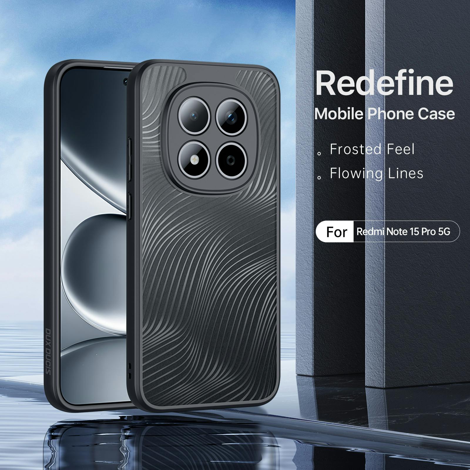 DUX DUCIS Xiaomi Redmi Note 15 Pro 5G Aimo Series Hoesje Zwart