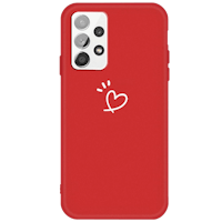 Mocaa Samsung Galaxy A52(s) Love Heart Case Rood