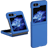 Just in Case Galaxy Z Flip5 Hard Hoesje Blauw - Voorkant