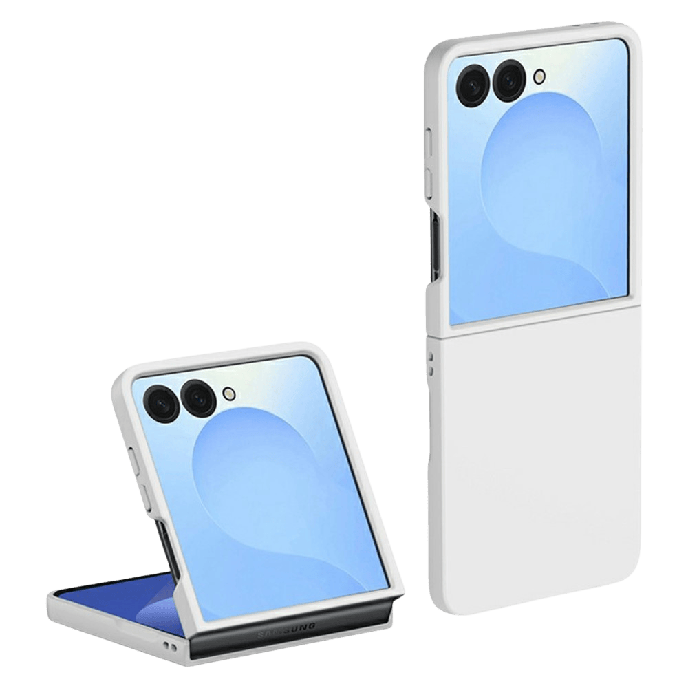 Mocaa Samsung Galaxy Z Flip8 Telefoonhoesje Slim-Fit Wit