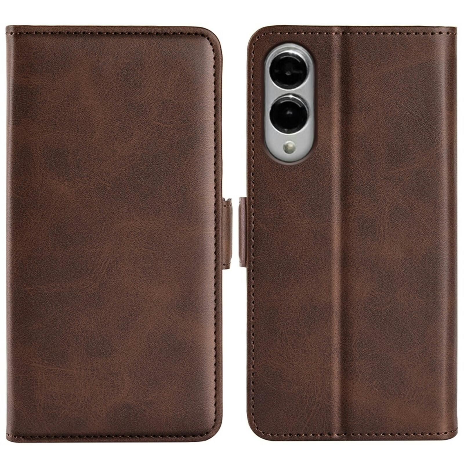 Comfycase Samsung Galaxy S25 Edge Bookcase Hoesje Bruin