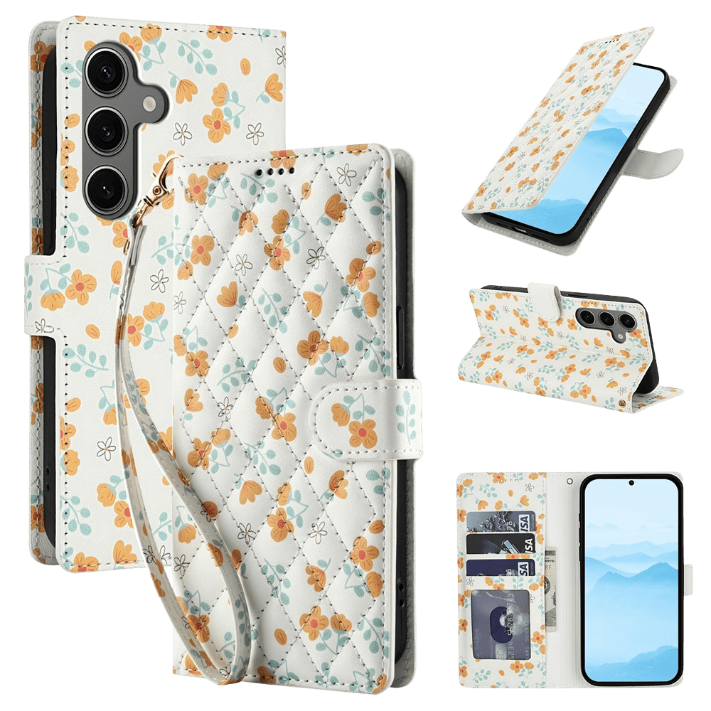 Comfycase Samsung Galaxy S26 Floral Bookcase Hoesje Bloemen