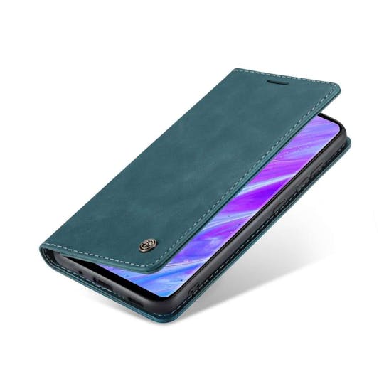 Caseme Galaxy S20+ Retro Wallet Case Blue