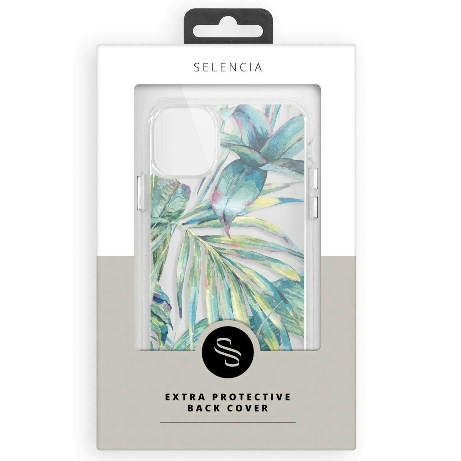 Selencia iPhone 13 Pro Trendy Hoesje Jungle Bladeren