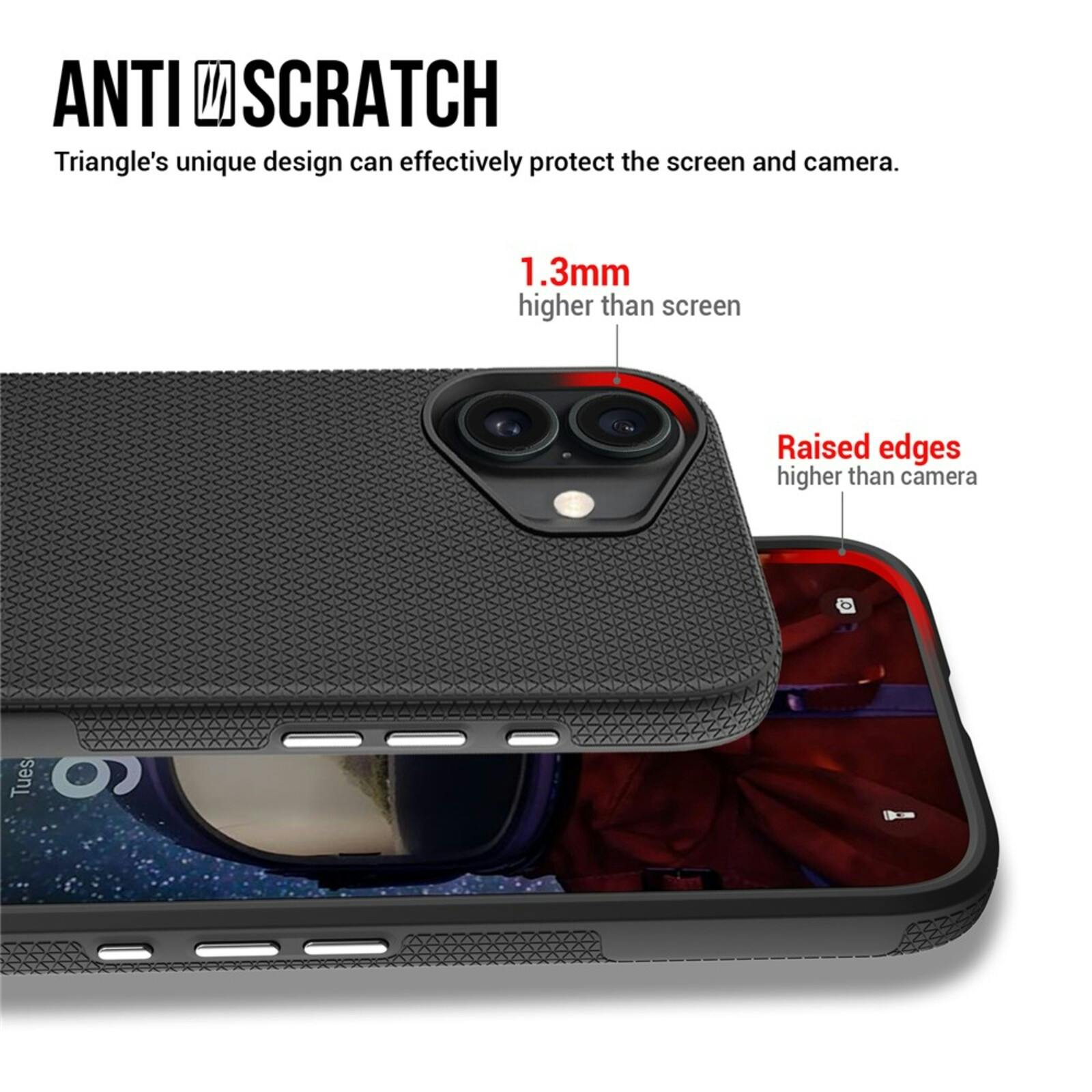 Mocaa Apple iPhone 17 Rugged MagSafe Hoesje Zwart