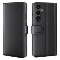 Fonexio Samsung Galaxy A15 Luxe Lederen Book Case Zwart
