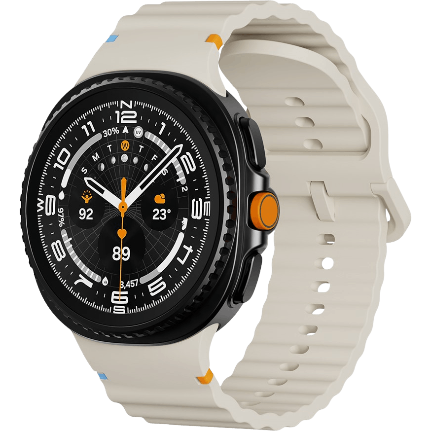 Kalebol Samsung Galaxy Watch8 (Classic) Siliconen Horlogebandje Beige