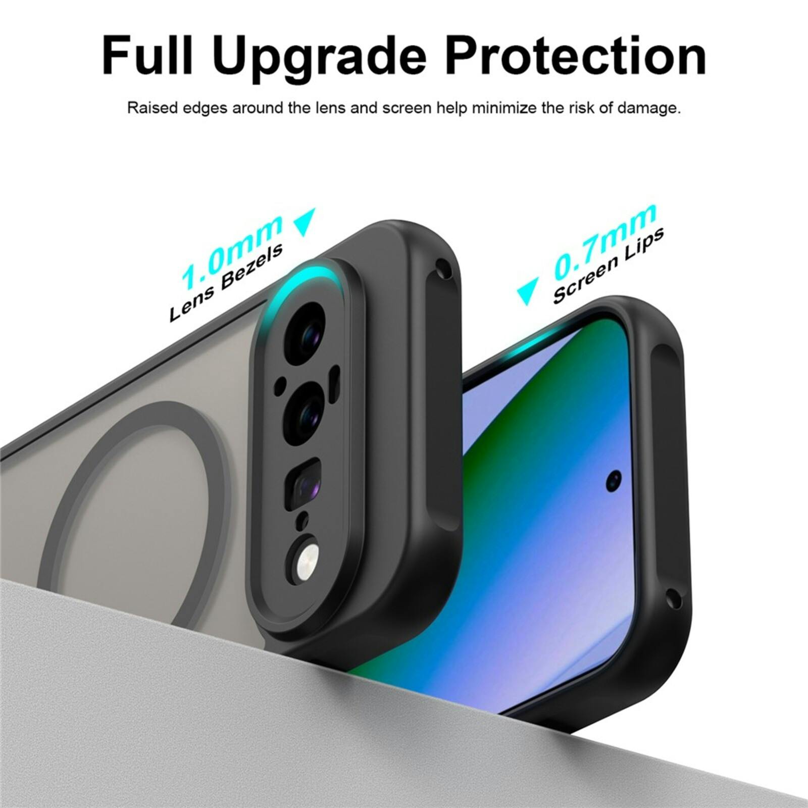 CaseBody Google Pixel 11 Pro XL MagSafe Mat Hoesje Zwart