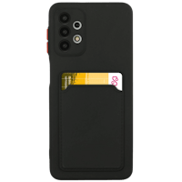 CaseBody Samsung Galaxy A32 5G Telefoonhoesje met Kaarthouder Zwart