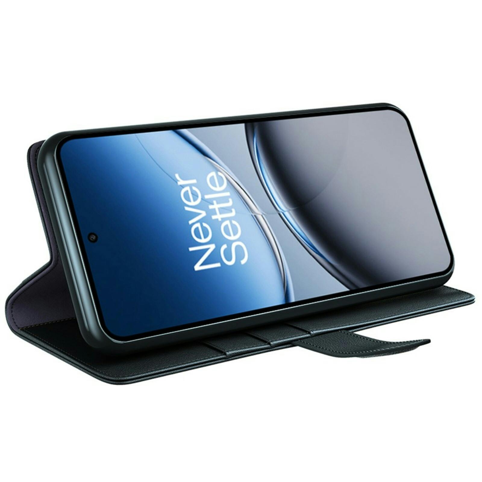 Fonexio OnePlus Nord 4 Luxe Lederen Book Case Zwart