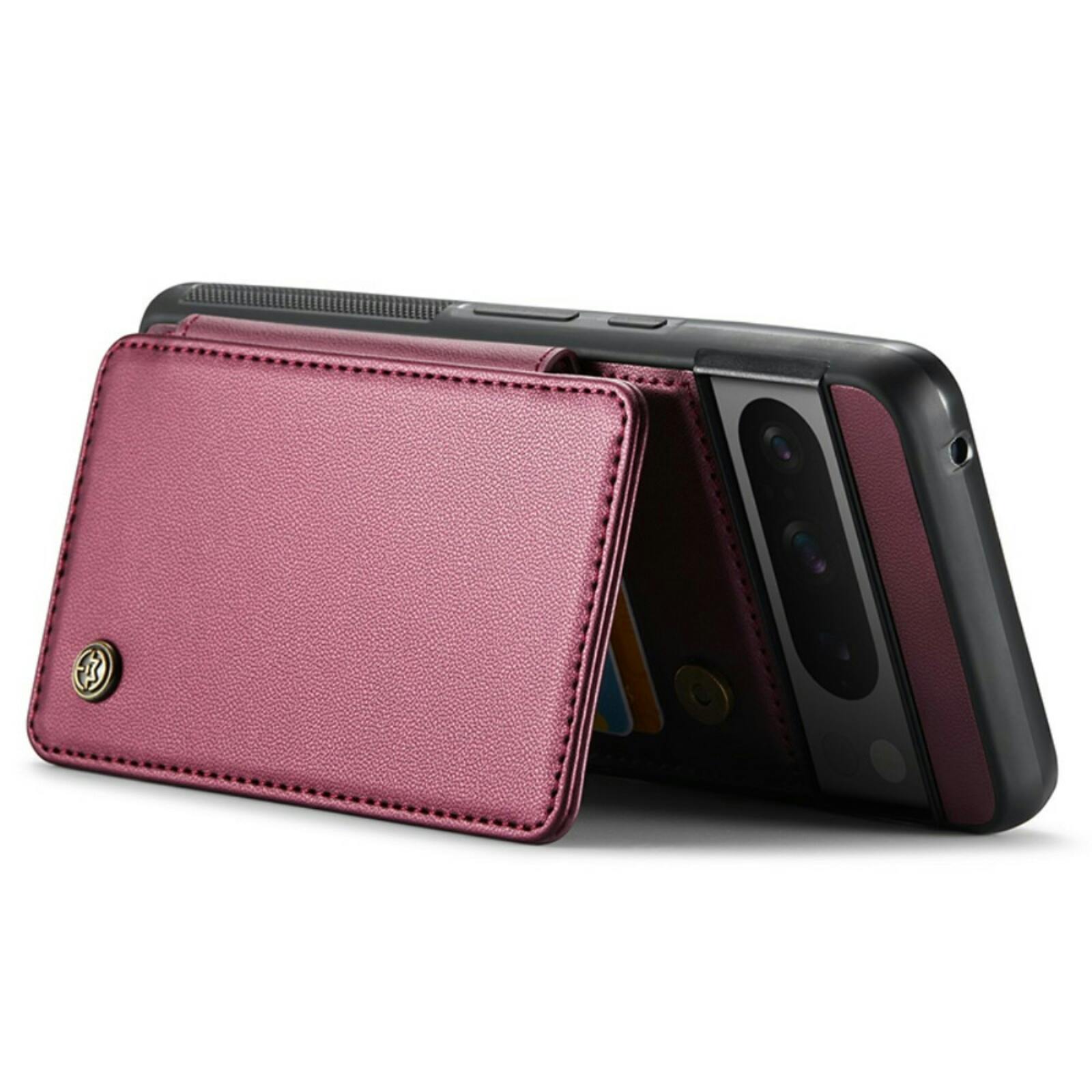 Caseme Google Pixel 8 Pro Wallet Backcover Rood