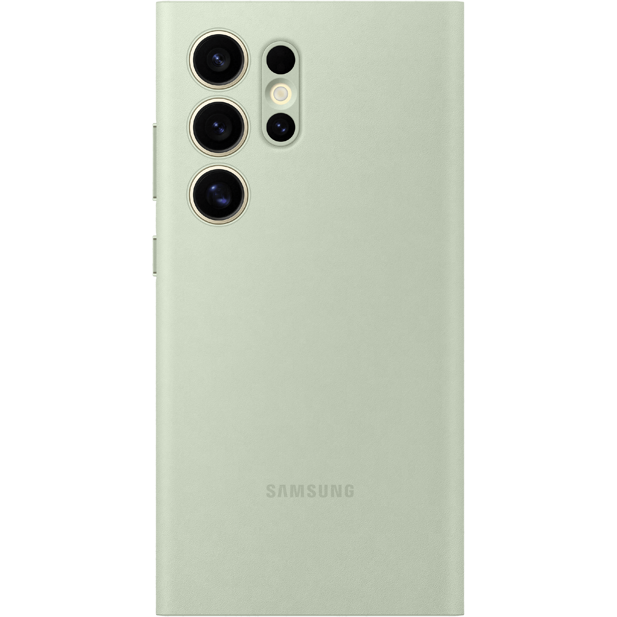 Samsung Galaxy S24 Ultra Smart View Portemonnee Hoesje Groen