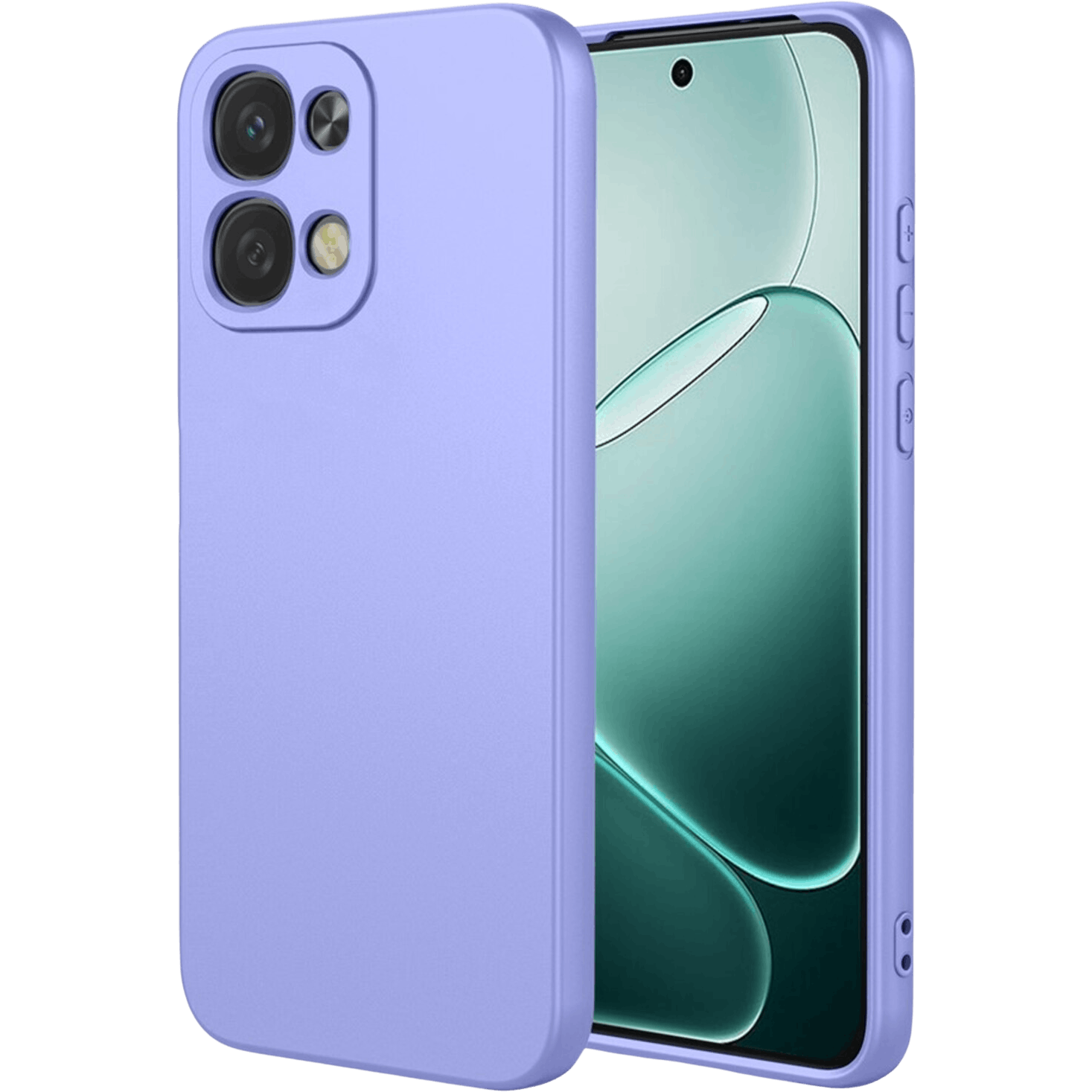 Mocaa OPPO A6 Pro Siliconen Hoesje Paars
