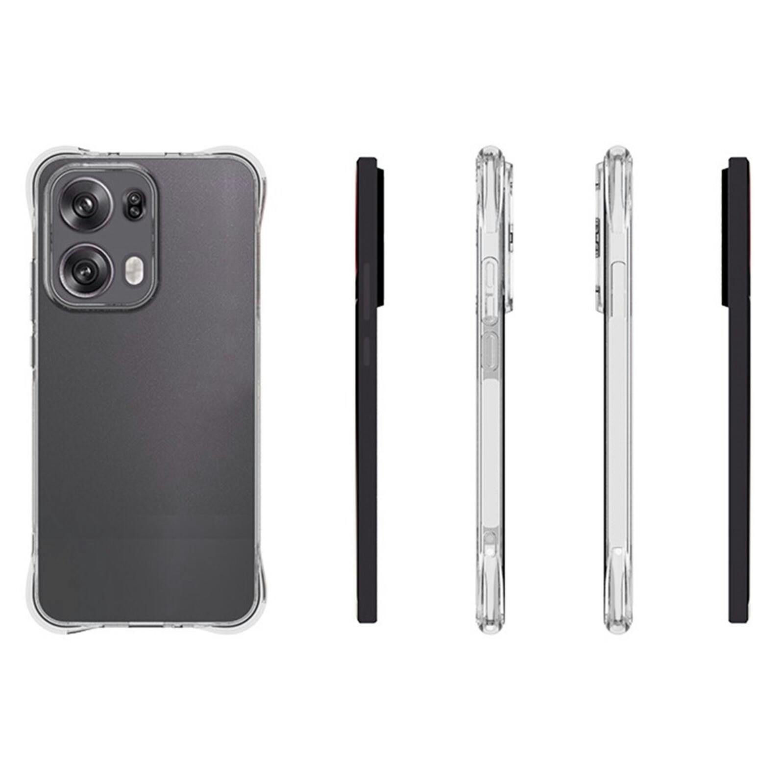 CaseBody Oppo Reno13 Pro 5G Shockproof Hoesje Transparant