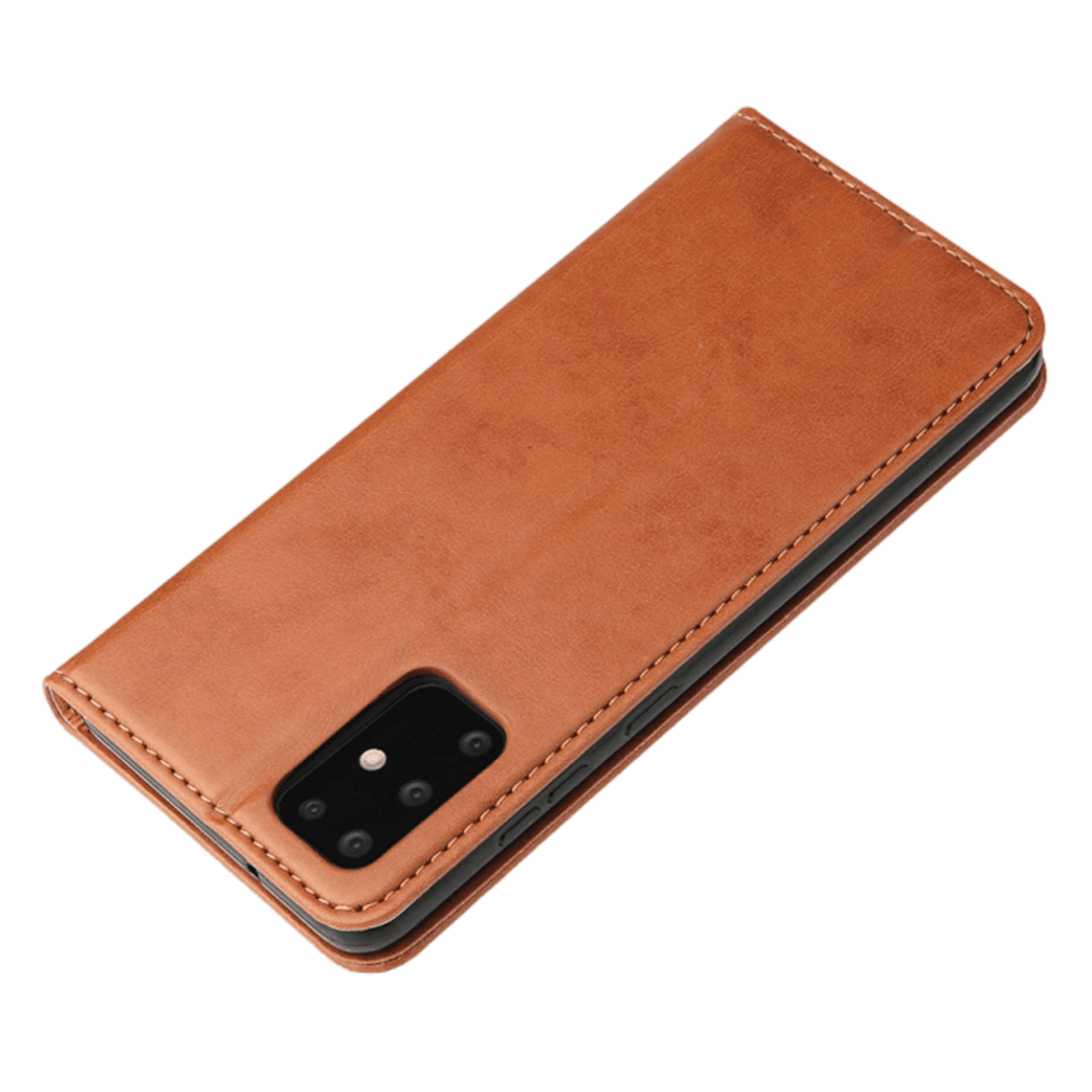 Fierre Shann Samsung Galaxy S20 Plus Slim Wallet Hoesje Bruin