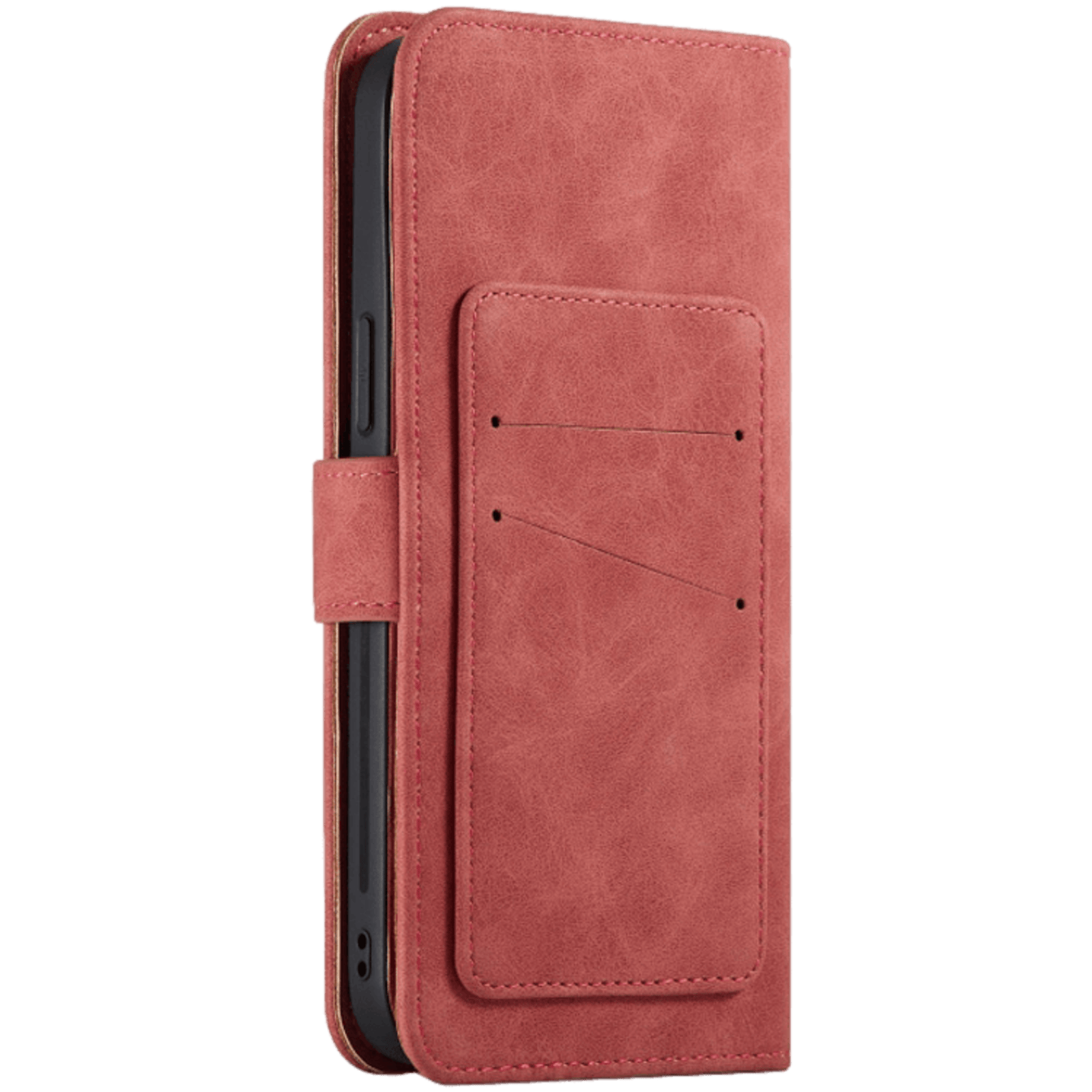 Mocaa iPhone 12 (Pro) Vintage 2-in-1 Wallet Hoesje Rood