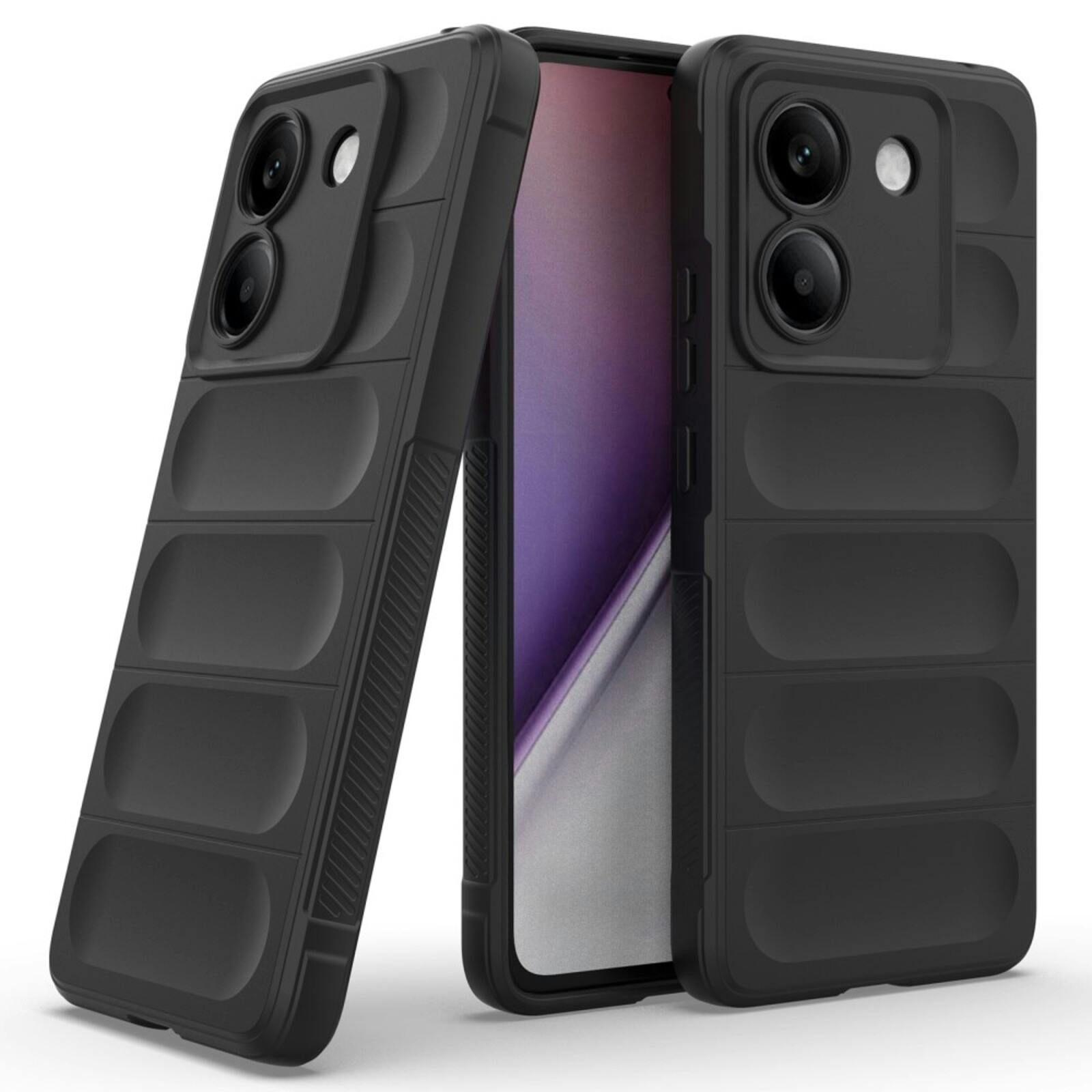 Comfycase POCO M7 Pro 5G Cushion Case Zwart