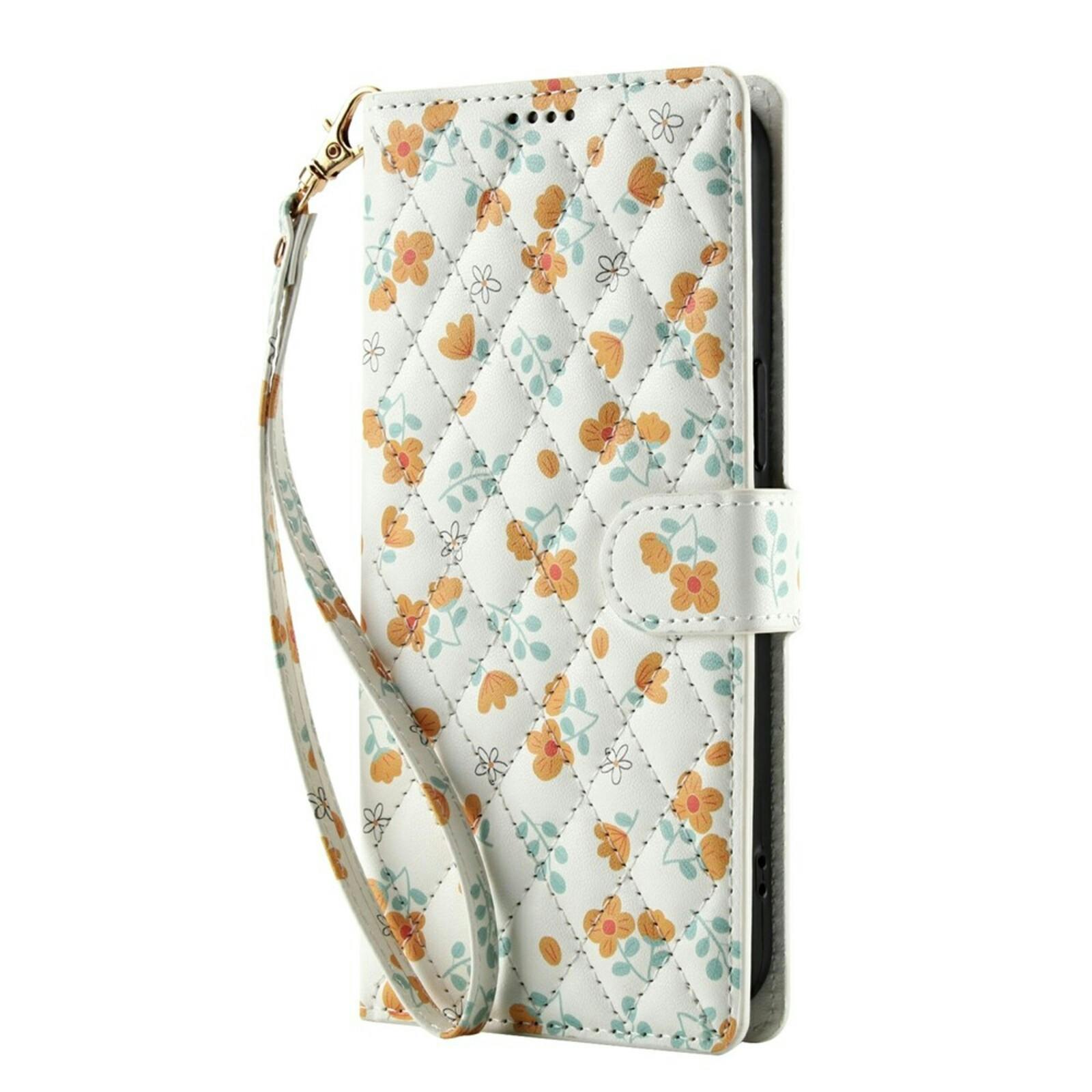 Comfycase Samsung Galaxy S24 / S25 Floral Bookcase Hoesje Bloemen