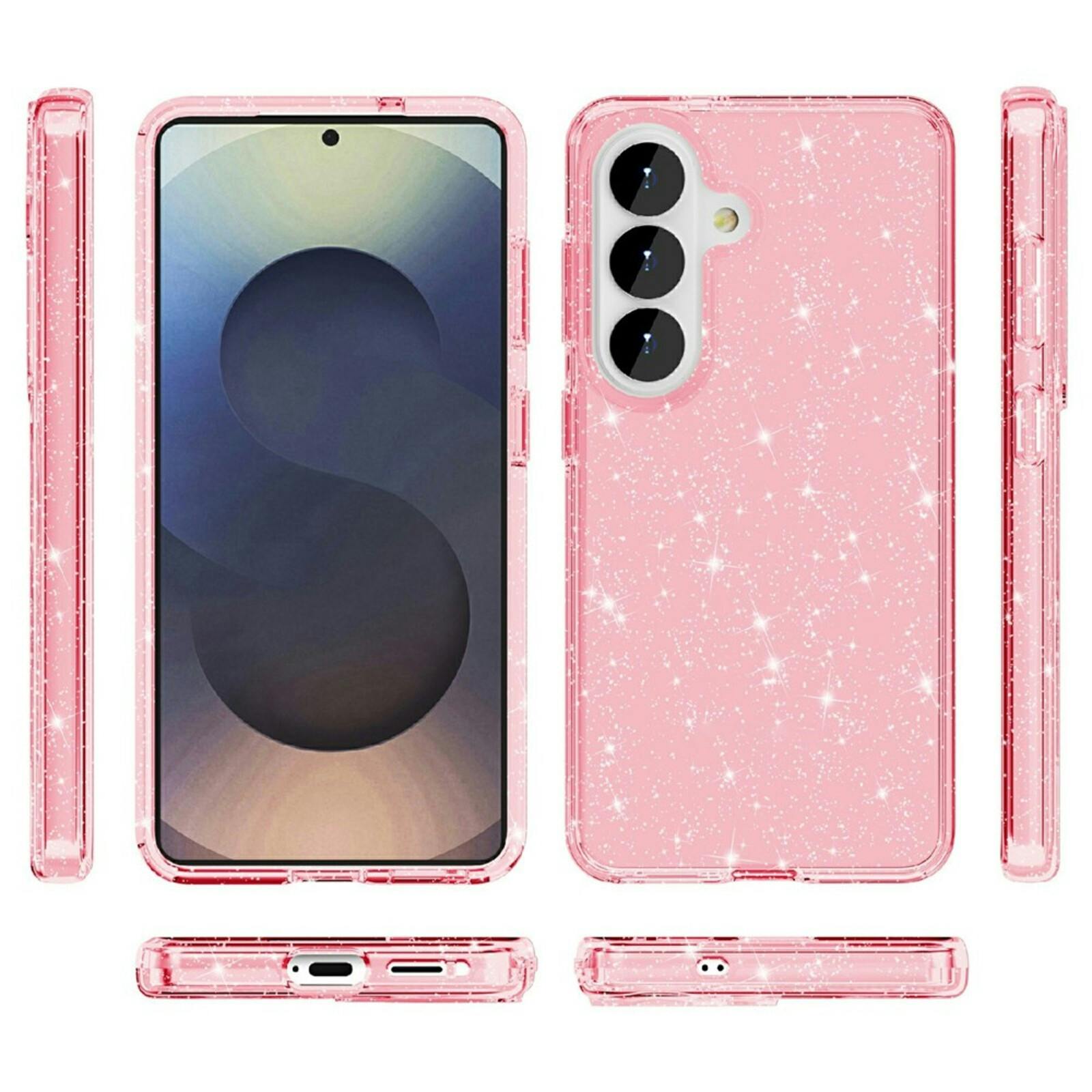 CaseBody Samsung Galaxy S26 Plus Glitz Beschermhoesje Roze