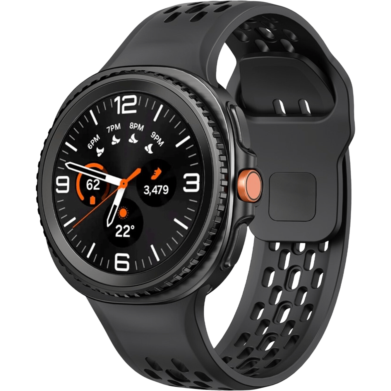 Kalebol Samsung Galaxy Watch8 (Classic) Sport Horlogebandje Zwart