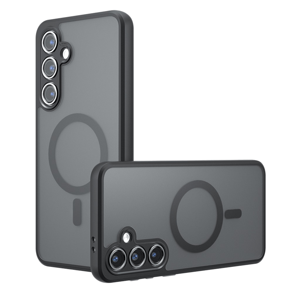 CaseBody Samsung Galaxy S25 MagSafe Mat Hoesje Zwart