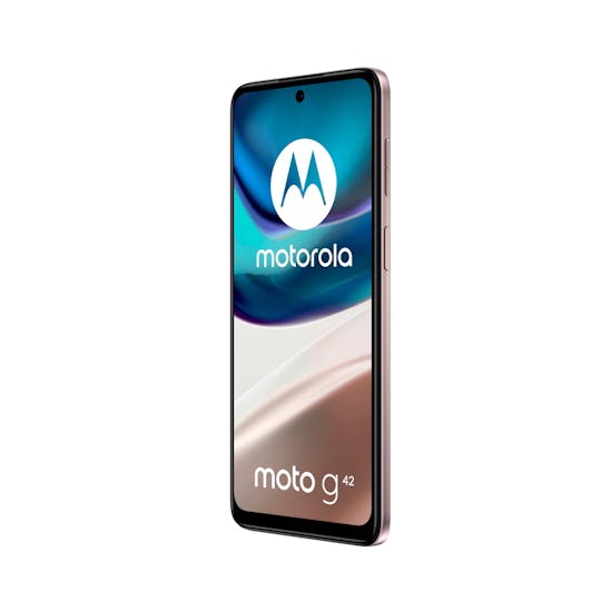 Motorola Moto G42 Metallic Rose - Aanzicht vanaf links