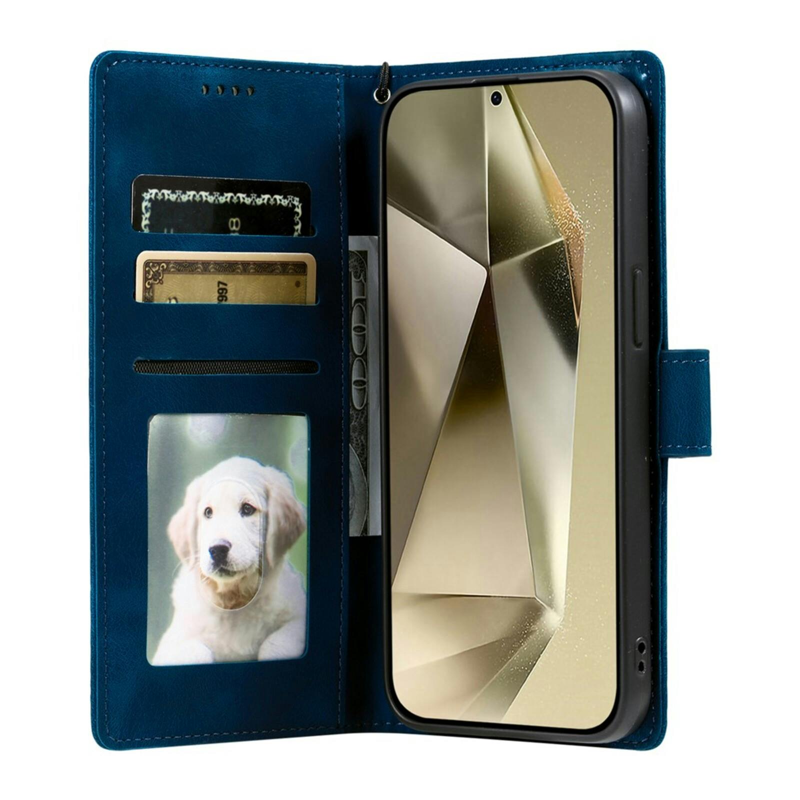 Comfycase Samsung Galaxy S26 Plus Mandala Bookcase Blauw