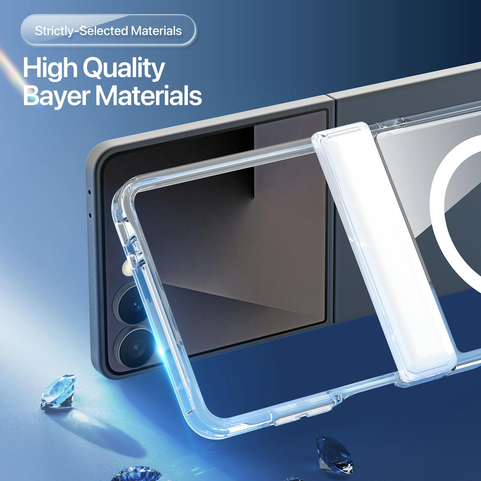 DUX DUCIS Samsung Galaxy Z Flip8 Premium Slim Protection Case Transparant