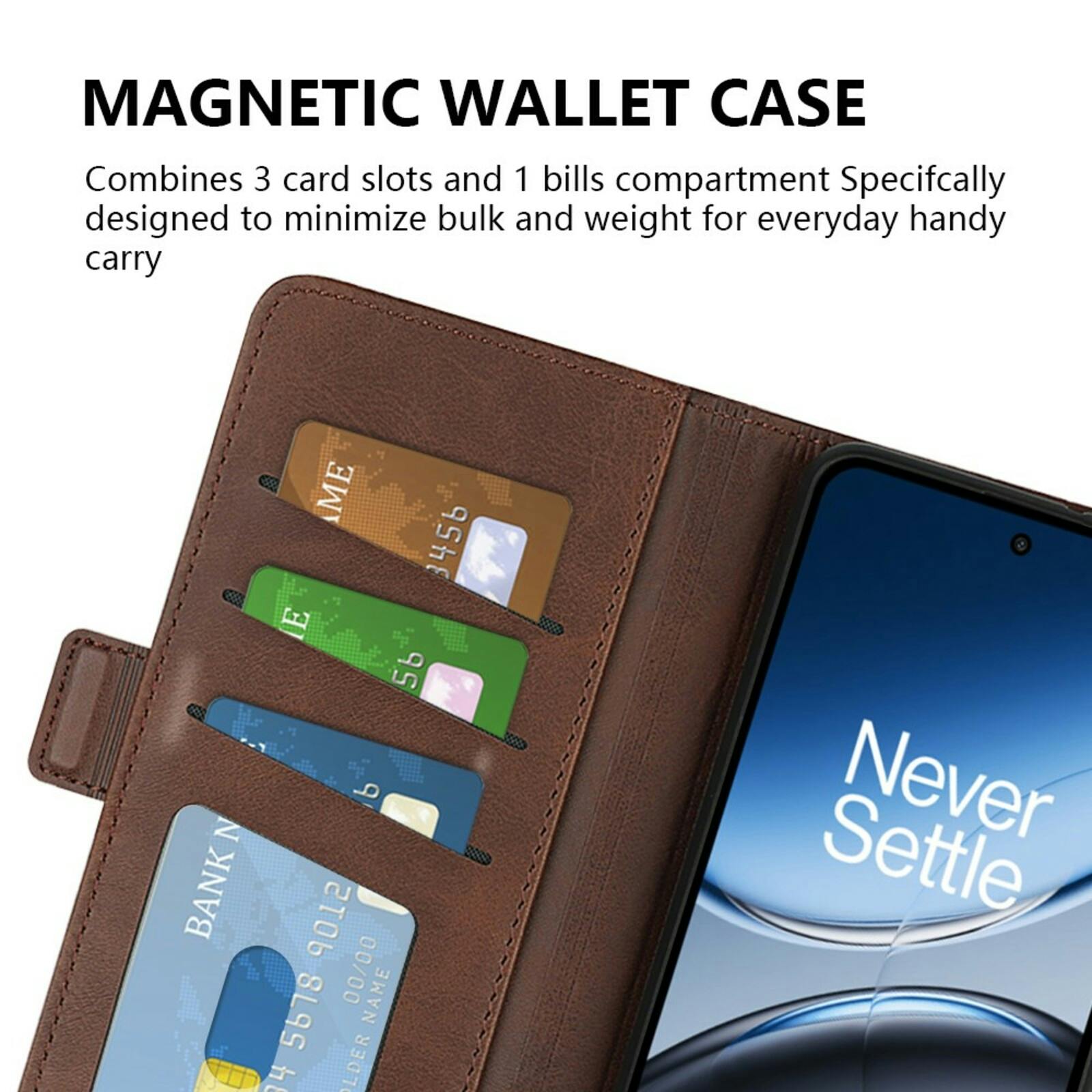 Comfycase OnePlus Nord 4 Bookcase Hoesje Bruin