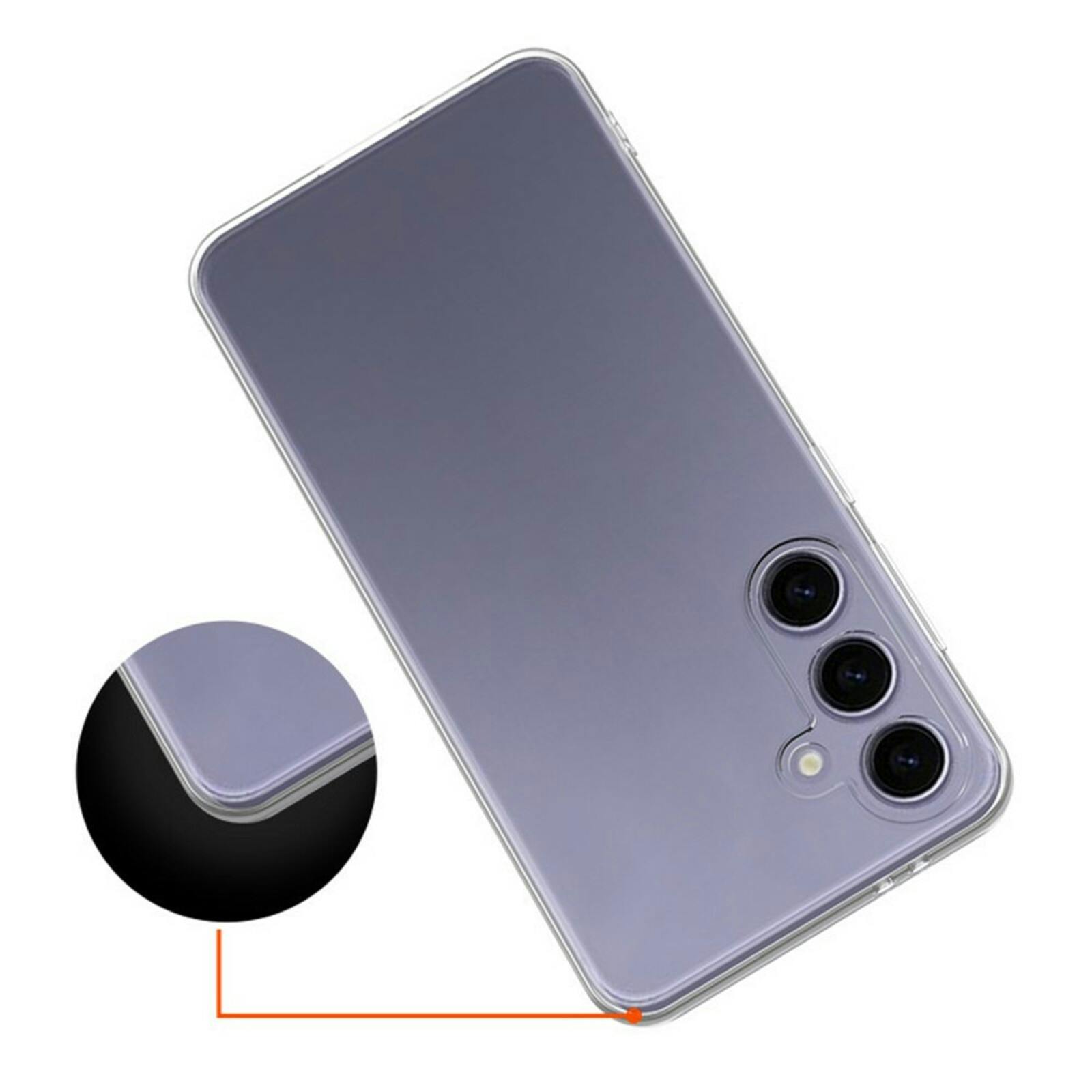 Mocaa Samsung Galaxy S24 FE Doorzichtig Hoesje Transparant