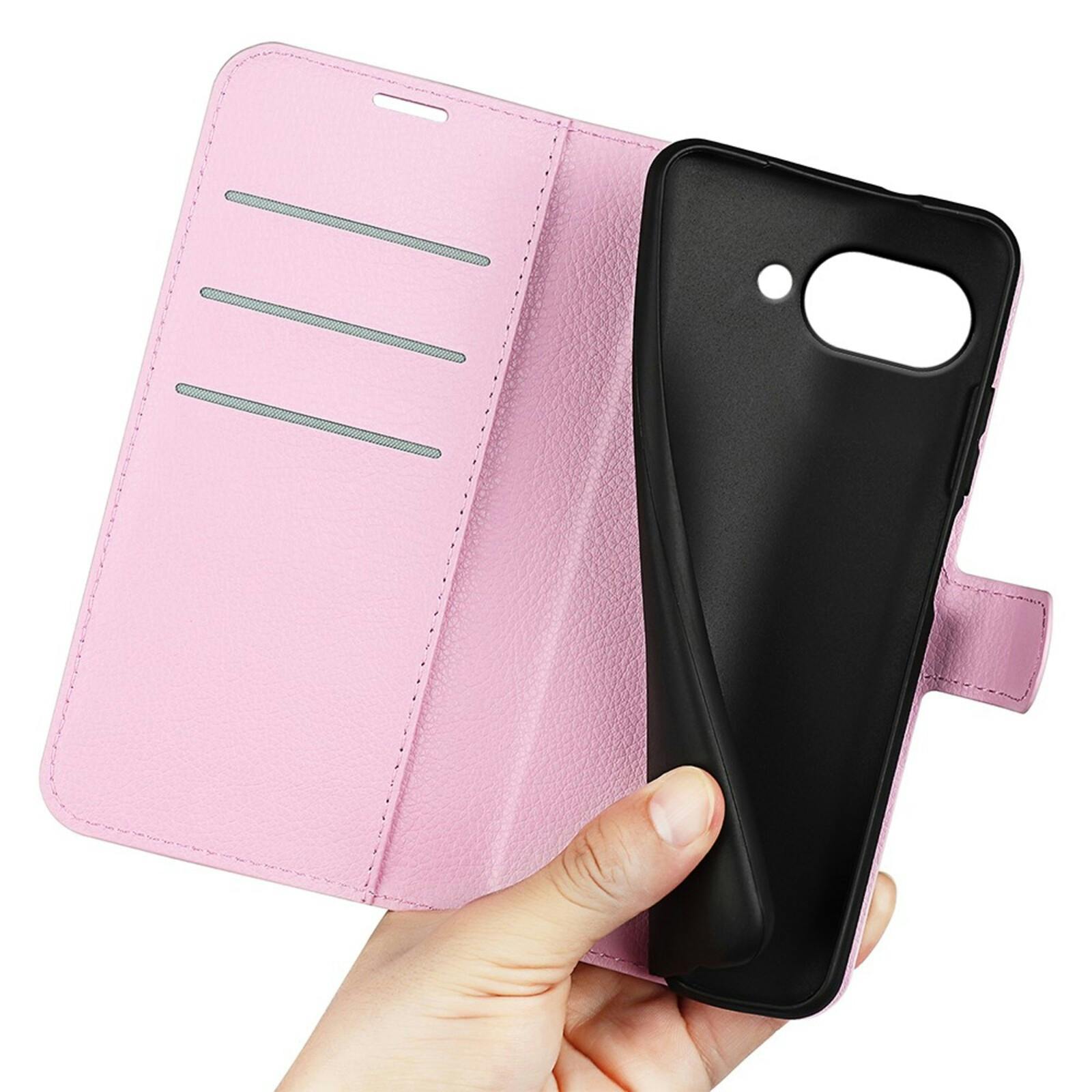 Comfycase Google Pixel 9a Bookcase Hoesje Roze